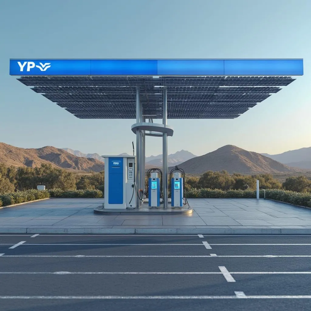 Punto de carga EV YPF